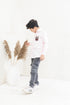 REINDEER HORN PINK SHIRT